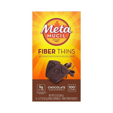 Metamucil, Meta Mucil Fiber Thins Chocolate, 24 Count Metamucil
