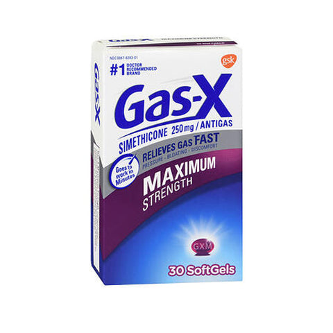 Gas-X, Softgels Maximum Strength, 30 Softgels Gas-X