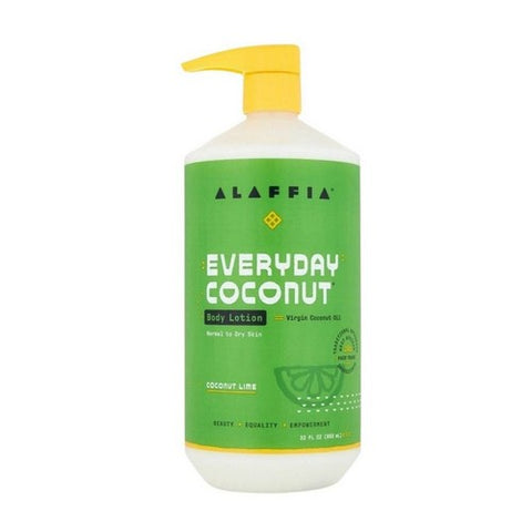 Alaffia, Everyday Coconut Body Lotion Coconut Lime, Lime 32 Oz Alaffia