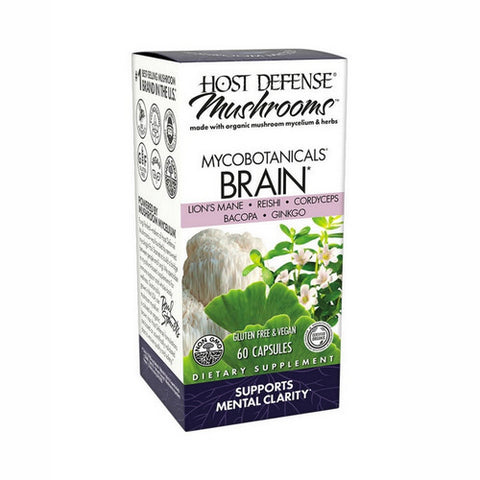 Host Defense, MycoBotanicals Brain Capsules, 60 Cap Host Defense