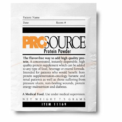 Prosource, Protein Supplement ProSource Unflavored 7.5 Gram Individual Packet Powder, Count of 100 Prosource