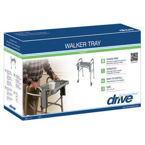 Drive Medical, Tray For Walker 10125, Count of 1 Drive Medical