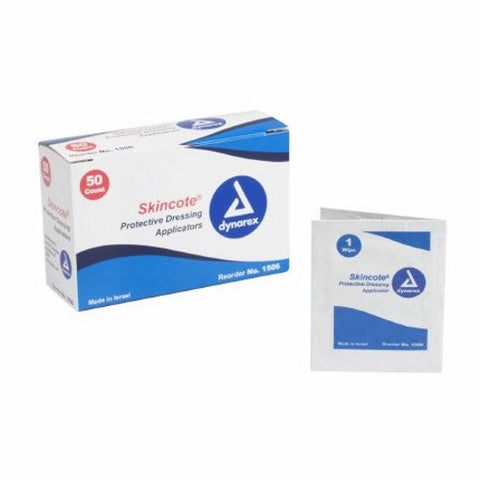 Dynarex, Skin Barrier Wipe Skincote Isopropyl Alcohol, 70% Individual Packet, Case Of 20 Dynarex