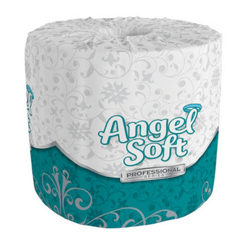 Georgia Pacific, Toilet Tissue Angel Soft  Ultra Professional Series White 2-Ply Standard Size Cored Roll 450 Sheets, 1 Roll Georgia Pacific