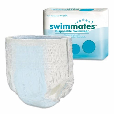 Swimmates, Bowel Containment Swim Brief Pull With Tear Away Seams Adult Large Unisex, Large, Case Of 4 Swimmates