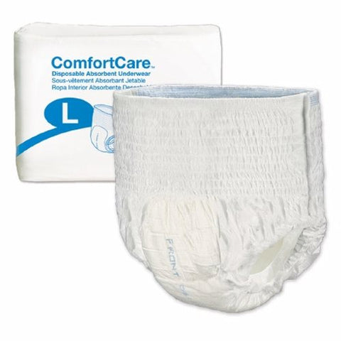 Principle Business Enterprises, Unisex Adult Absorbent Underwear ComfortCare Pull On with Tear Away Seams Large Disposable Moderate, Count of 25 Principle Business Enterprises