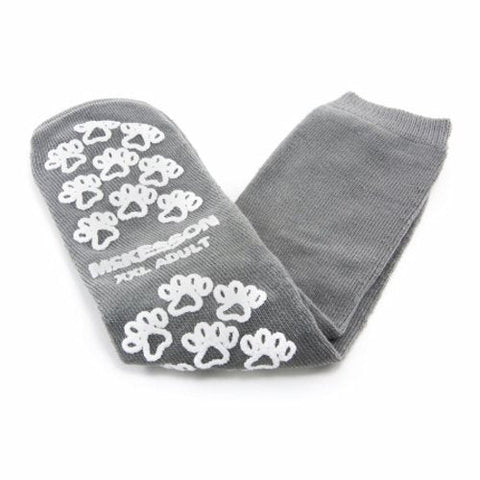 McKesson, Slipper Socks Unisex Adult 2X-Large Single Tread Single Patient Use Gray 40-3800, 1 Pair McKesson