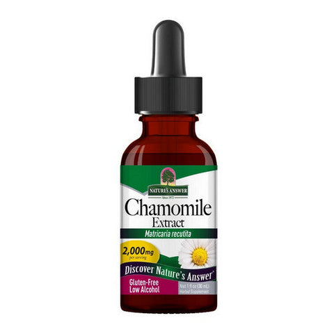 Nature's Answer, Chamomile Flowers, Extract 1 FL Oz (ORGANIC ALCOHOL) Nature's Answer