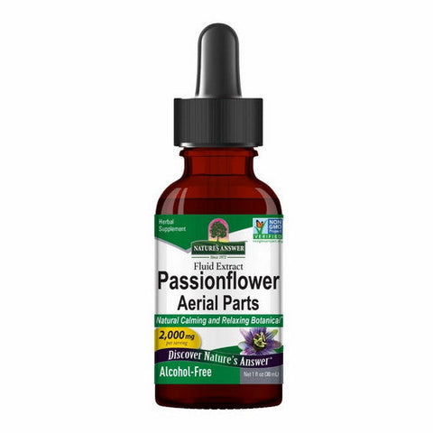 Nature's Answer, Passion Flower, Alcohol Free Extract 1 FL Oz Nature's Answer