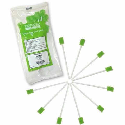 Sage, Oral Swabstick Toothette  Plus Foam Tip Untreated, Count of 800 Sage