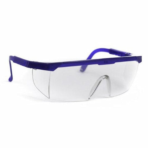 McKesson, Protective Glasses McKesson Brand Clear Tint Blue / Clear Frame Over Ear One Size Fits Most, Count of 1 McKesson