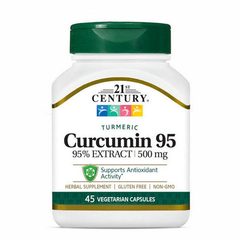 21st Century, Curcumin  95, 45 Veg Caps 21st Century