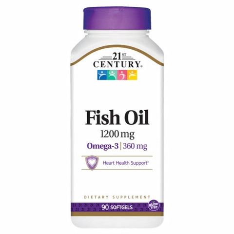 21st Century, Fish Oil, 1200 mg, 90 Softgels 21st Century