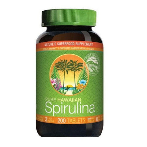Nutrex Hawaii, Pure Hawaiian Spirulina, 500 MG, 200 Tabs Nutrex Hawaii