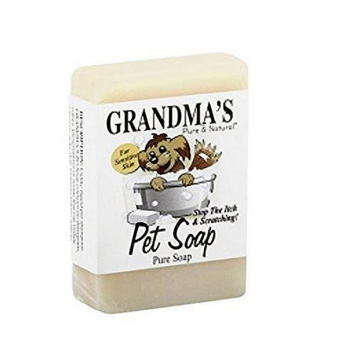 Grandmas Pure & Natural, Pet Soap Bar, 4 Oz Grandmas Pure & Natural