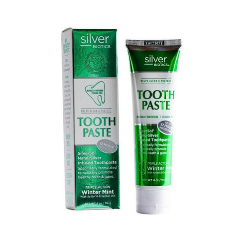 Silver Biotics (American Biotech Labs), Silver Biotics Toothpaste Wintermint, 4 Oz Silver Biotics (American Biotech Labs)