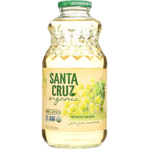 Santa Cruz, Organic White Grape Juice, 32 Oz (Case of 6) Santa Cruz