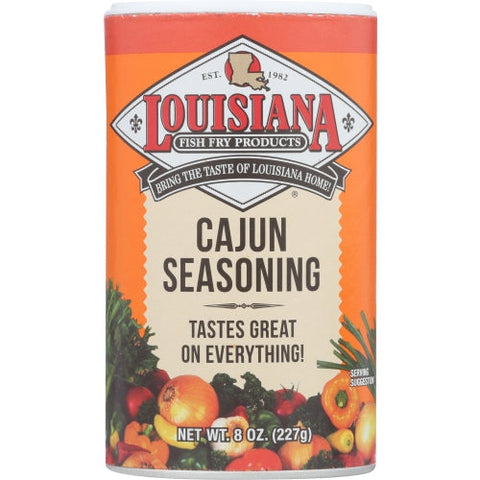 Louisiana Fish Fry, Cajun Seasoning, 8 Oz(Case Of 12) Louisiana Fish Fry
