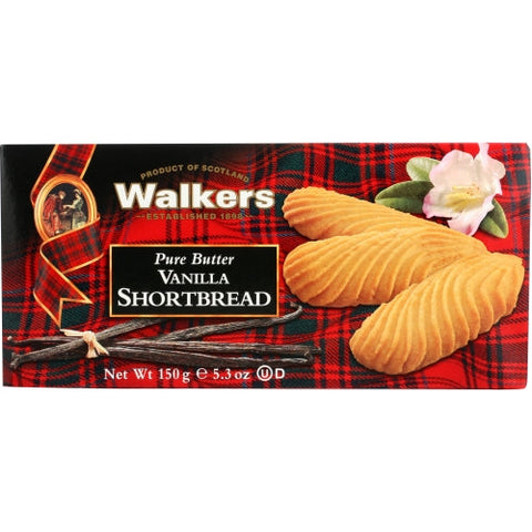 Walkers, Vanilla Shortbread, 5.3 Oz(Case Of 12) Walkers