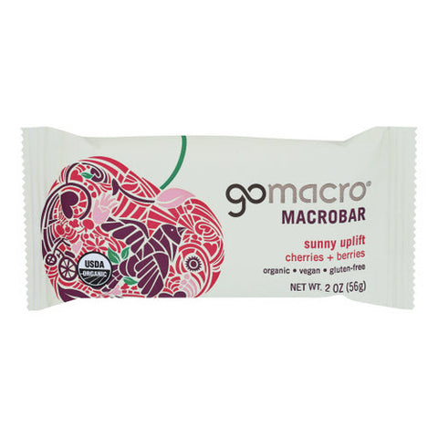 Gomacro, Cherri Es & Berries Bar, Case of 12 X 2 Oz Gomacro