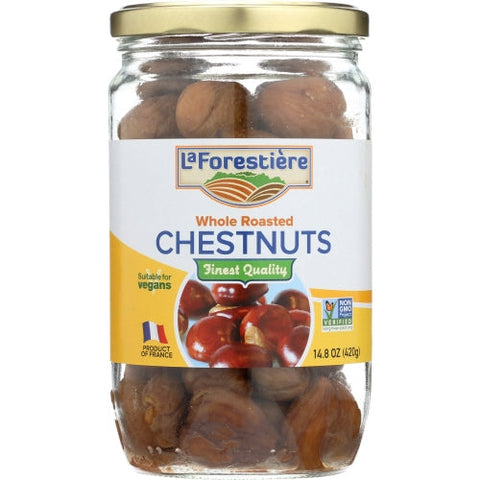 La Forestiere, Chestnut Whole Rstd, 14.8 Oz(Case Of 6) La Forestiere