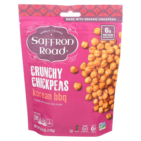 Saffron Road, Korean Bbq Chickpeas, 5.4 Oz(Case Of 6) Saffron Road