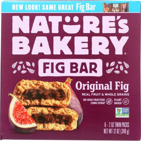 Natures Bakery, Bar Fig Whlwht, 12 Oz(Case Of 6) Natures Bakery