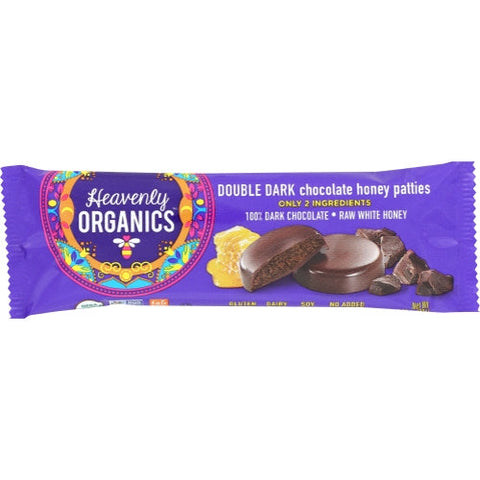 Hny Patty Db Dk Ch Org 3P Case of 16 X 1.16 Oz by Heavenly Organics