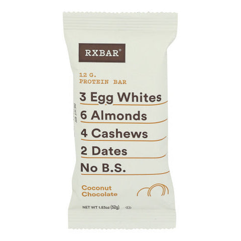 Rxbar, Coconut Chocolate Protein Bar, 1.8 Oz(Case Of 12) Rxbar