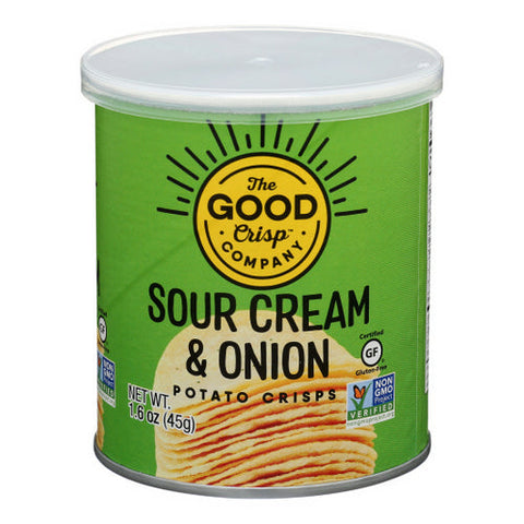 The Good Crisp Company, Potato Crisps  Sour Cream And Onion, 1.6 Oz(Case Of 12) The Good Crisp Company