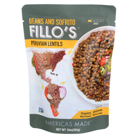 Fillos, Beans Peruvian Lentils, 10 Oz(Case Of 6) Fillos