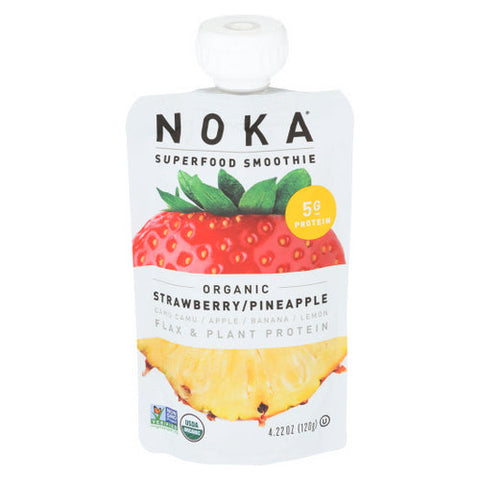 Noka, Smoothie Strawberry Pineapple, 4.22 Oz(Case Of 6) Noka
