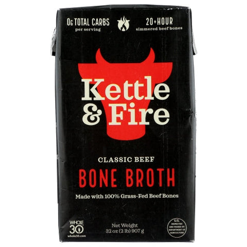 Kettle And Fire, Broth Beef Bone, 32 Oz(Case of 8) Kettle And Fire