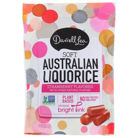Darrell Lea, Licorice Soft Strwbry, 7 Oz(Case Of 8) Darrell Lea