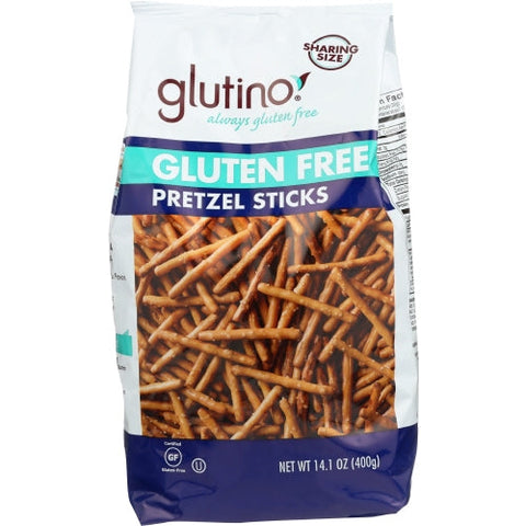 Glutino, Pretzel Fmly Bag Stk Wf Gf, 14.1 Oz(Case Of 12) Glutino