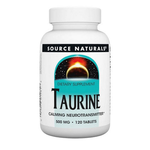 Source Naturals, Taurine, 500 mg, 120 Tabs Source Naturals