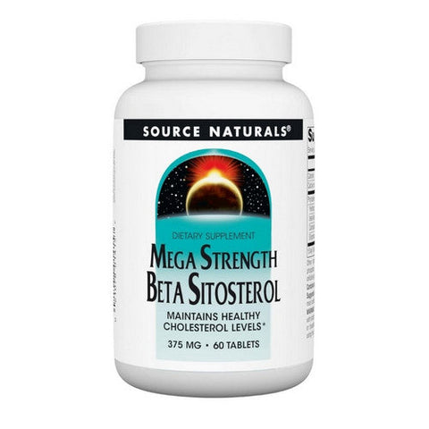 Source Naturals, Mega Strength Beta Sitosterol, 60 Tabs Source Naturals