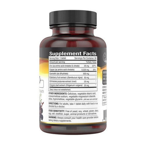 Biotene, Vegan Quercetin Zinc Plus, 500 mg, 90 Tabs Biotene