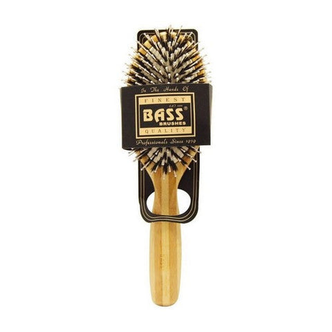 Bass Brushes, Large Oval Wild Boar Nylon, 1 Count Bass Brushes
