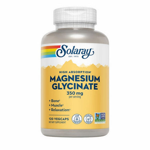 Solaray, Magnesium Glycinate, 350 mg, 120 Count Solaray