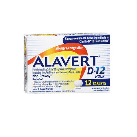 Bronkaid, Allergy & Congestion D-12 Hour Extended Release, 24 Tabs Bronkaid