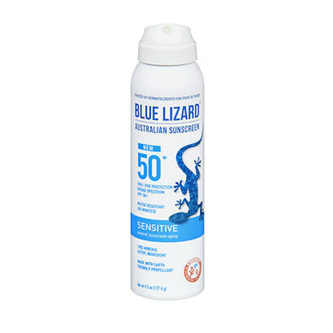 Kaopectate, Blue Lizard Sunscree Sensitive SPF 50 Spray, 4.5 Oz Blue Lizard