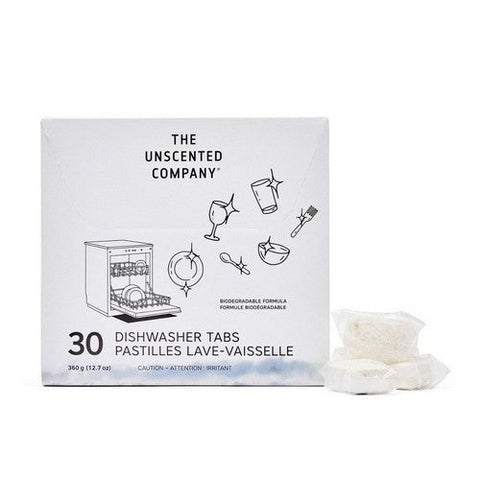 The Unscented Company, Dish Tabs All In One Biodegradable Unscented, 30 Tabs The Unscented Company