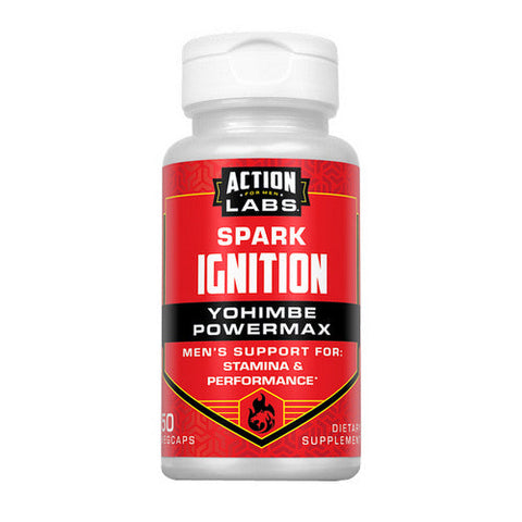 Action Labs, Yohimbe Powermax 2000 Spark Ignition, 50 Count Action Labs