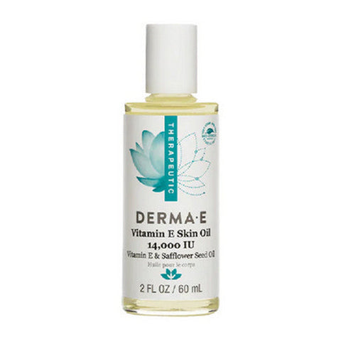 Derma e, Vitamin E Skin Oil Fragrance Free, 14000 IU, 2 Oz Derma e