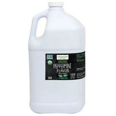 Frontier Coop, Organic Peppermint Flavor, 1 Gallon Frontier Coop