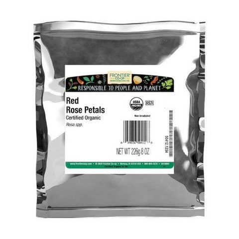 Frontier Coop, Organic Red Rose Petals, 8 Oz Frontier Coop