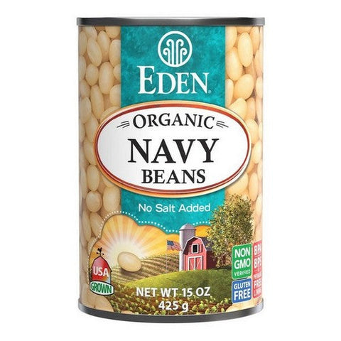 Eden Foods, Organic Navy Beans, 15 Oz (Case Of 12) Eden Foods