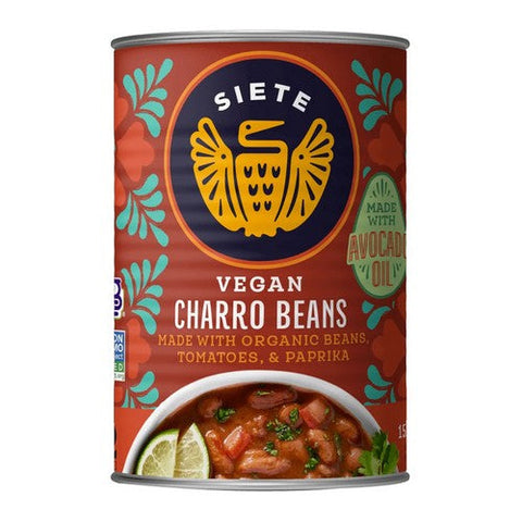 Siete, Vegan Charro Beans, 15.5 Oz (Case Of 12) Siete