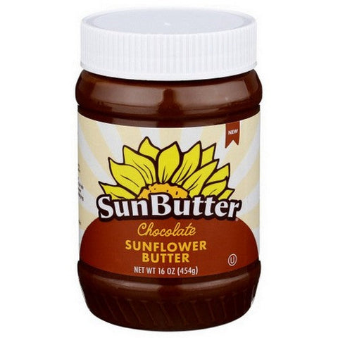 Sunbutter Natural, Sunflower Butter Chocolate, 16 Oz(Case Of 6) Sunbutter Natural